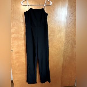Strapless open back LuLus bodysuit - color black